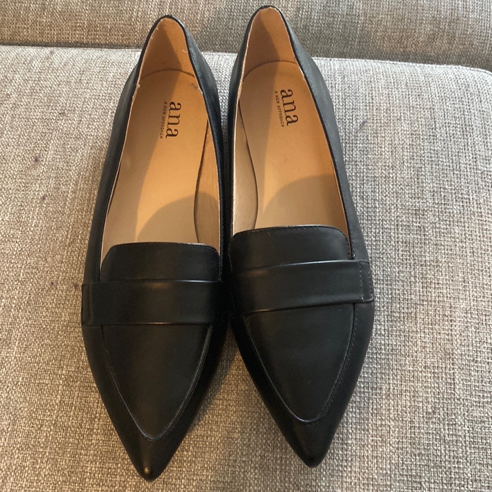 NEW- Black flats from A.N.A. Size 9